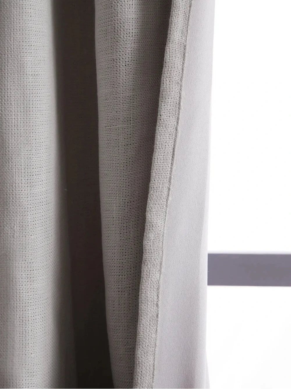 NewQUINCE 2 48x108 Heavyweight European Linen Room Darkening Curtains Cloud 9216